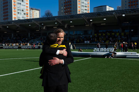 Head of sports Martin Ericsson and CEO Marcus Jodin of