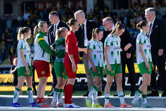 Players of Hammarby look dejected