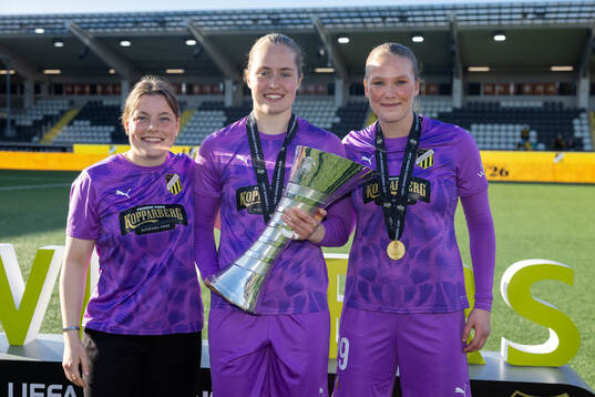 Goalkeeper Disa Hellwig, goalkeeper Fanney Inga