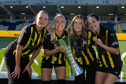 Tuva Ölvestad, Alva Selerud, Josefin Baudou and Delaney