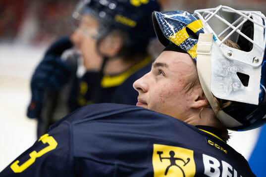 Goaltender Love Härenstam of Sweden