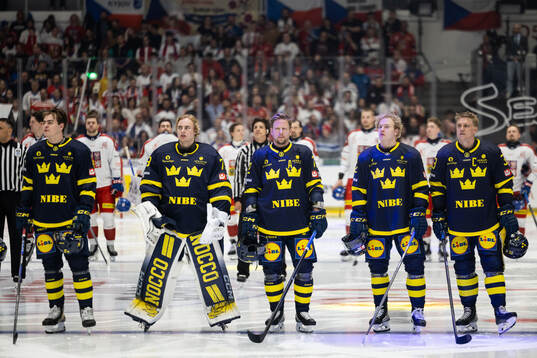 Anton Frondell, goaltender Love Härenstam, Tim Heed,