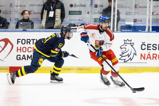 Viggo Björck of Sweden and Filip Pyrochta of Czech Republic