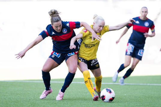 Linköpings Ashlynn Nicole Serepca och Elfsborgs Tea