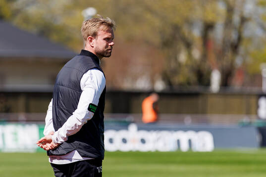 Varbergs tränare Victor Salwén