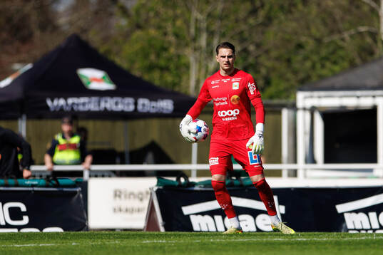 Varbergs målvakt Oscar Ekman