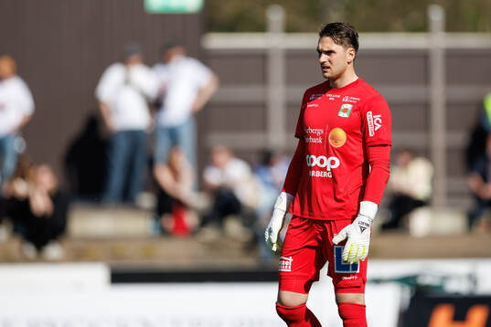 Varbergs målvakt Oscar Ekman