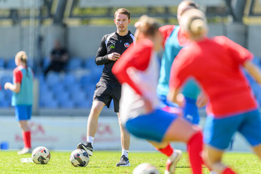 Helsingborgs tränare Kristoffer Schönbeck