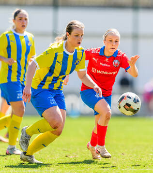 Eskilsminnes Ebba Järvensivu och Helsingborgs Ebba Berg