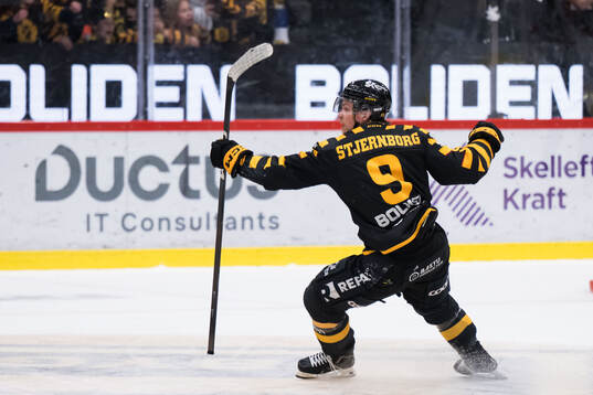 Skellefteås Victor Stjernborg jublar