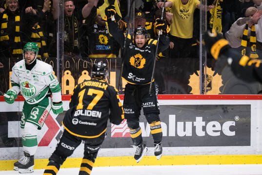 Skellefteås Victor Stjernborg jublar