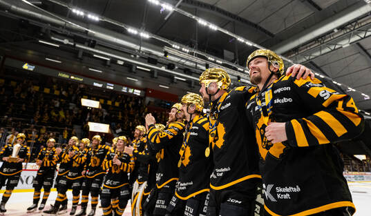 Skellefteås Andreas Johnson jublar