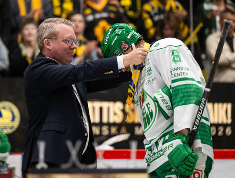Anders Larsson, ordförande Svenska Ishockeyförbundet,