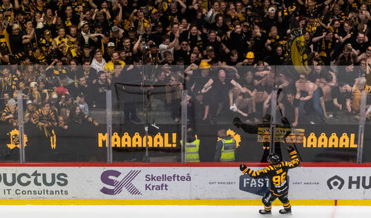 Skellefteås Rickard Hugg jublar