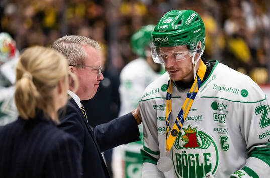 Rögles Anton Bengtsson deppar när han tar emot