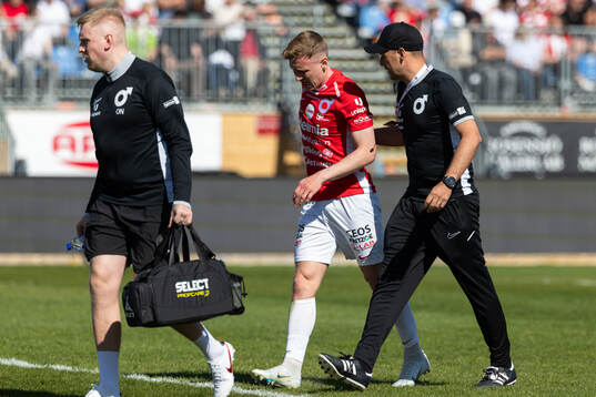 Degerfors Sebastian Ohlsson har ont