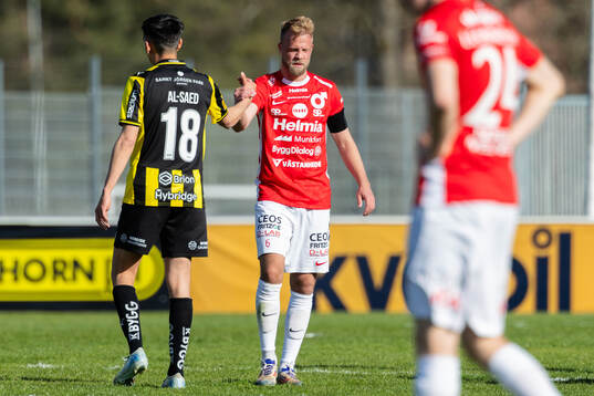Häckens Danilo Al-Saed och Degerfors Daniel Sundgren