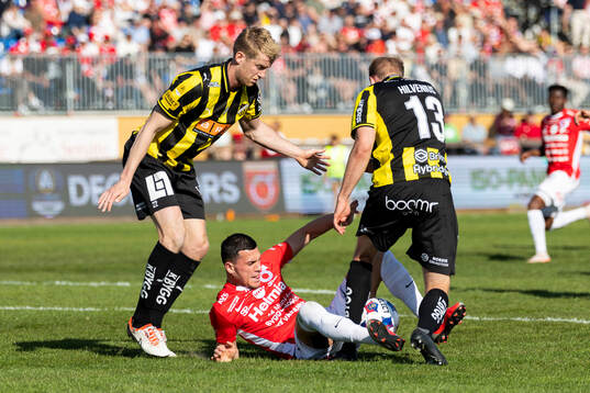 Häckens Filip Helander Degerfors Arman Taranis och