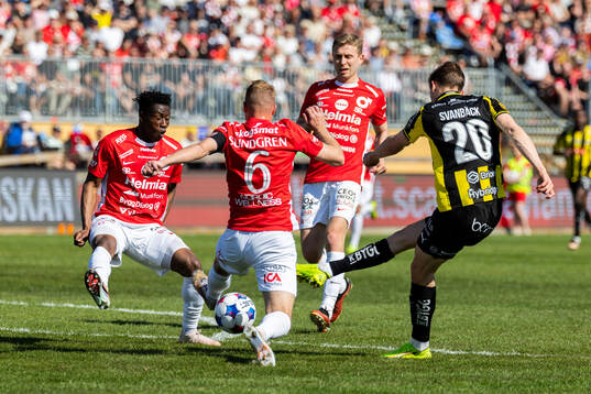 Degerfors Yiriyon Gideon Yaw, Daniel Sundgren och Ludvig