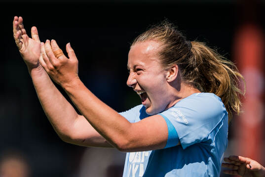 Malmö FFs Sara Kanutte jublar