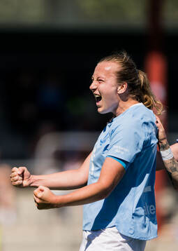 Malmö FFs Sara Kanutte jublar