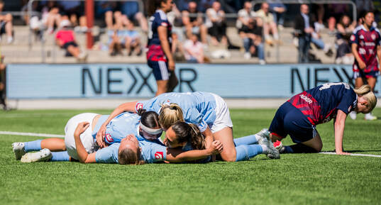 Malmö FFs Sara Kanutte jublar