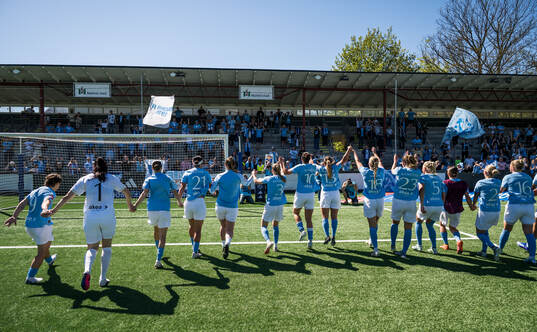 Malmö FFs spelare jublar