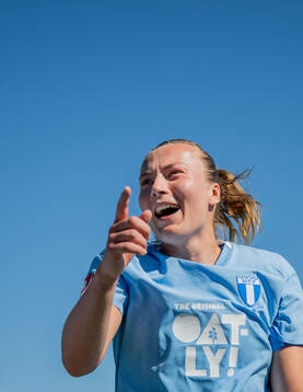 Malmö FFs Sara Kanutte jublar