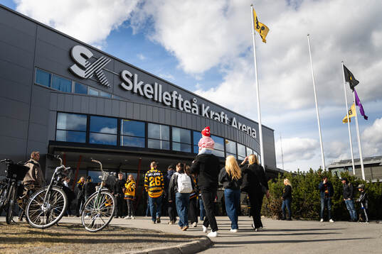 Skellefteå Kraft Arena exteriör