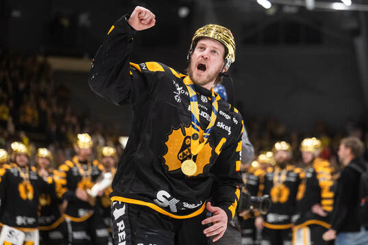 Skellefteås Jonathan Pudas jublar