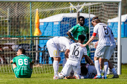 Nordic Uniteds Aziz Harabi jublar