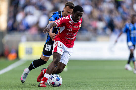 Sirius Victor Svensson och Kalmars Charles Sagoe Jr