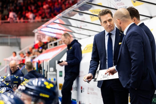 Head coach Sam Hallam of Sweden
