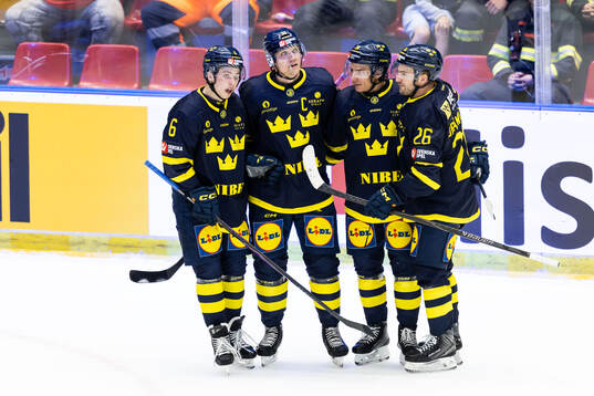 Isac Hedqvist, Jakob Silfverberg, André Petersson and Erik
