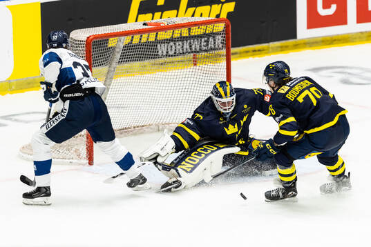 Goaltender Love Härenstam of Sweden