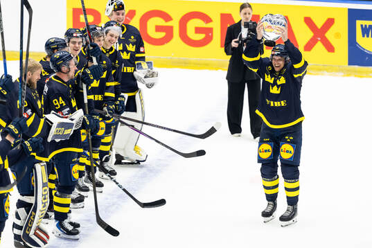 Jakob Silfverberg of Sweden celebrates