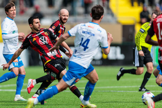 under fotbollsmatchen i Superettan mellan Östersund och