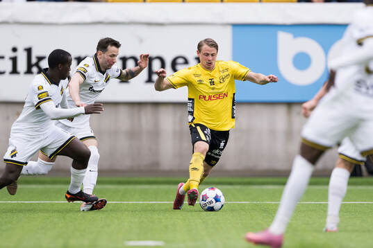 AIKs Stanley Wilson Omondi och Elfsborgs Simon Hedlund