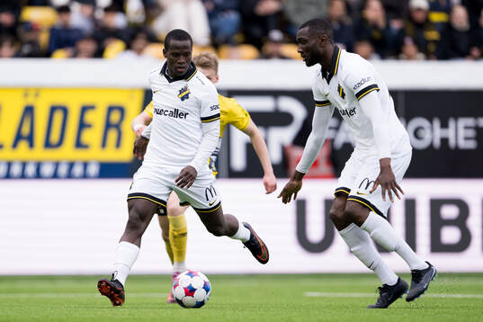 AIKs Stanley Wilson Omondi och Ibrahim Cisse