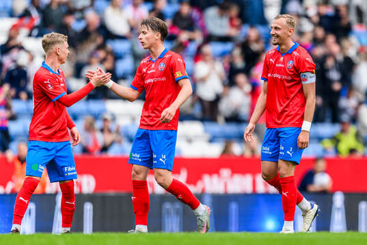Helsingborgs Jakob Voelkerling Persson jublar