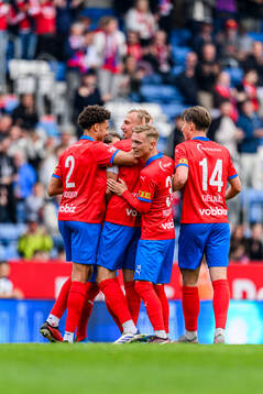 Helsingborgs Jakob Voelkerling Persson jublar