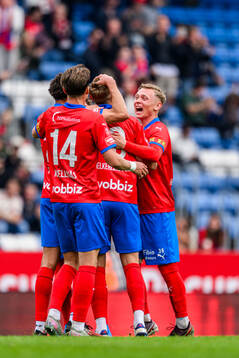 Helsingborgs Jakob Voelkerling Persson och Jonathan