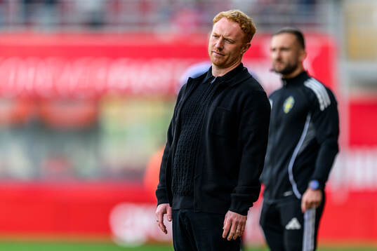 Helsingborgs manager Stevie Grieve