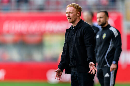 Helsingborgs manager Stevie Grieve