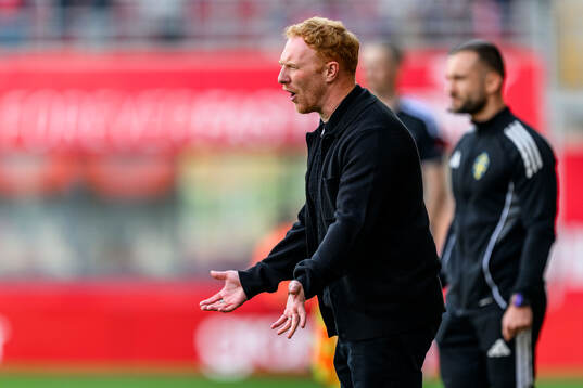 Helsingborgs manager Stevie Grieve