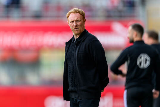 Helsingborgs manager Stevie Grieve
