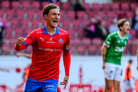 Helsingborgs Casper Ljung Hofvendahl jublar