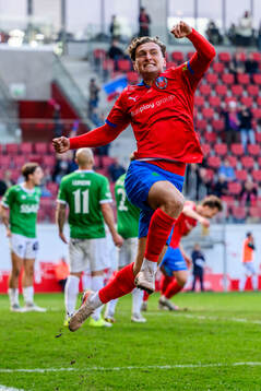 Helsingborgs Casper Ljung Hofvendahl jublar