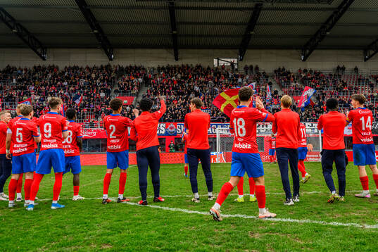 Helsingborgs spelare jublar