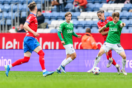 Helsingborgs Ervin Gigovic och Brages Gustav Berggren